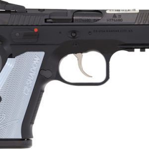 CZ SHADOW 2 COMPACT OR 9MM FS - 15-SHOT BLK NITRIDE GREY GRIP