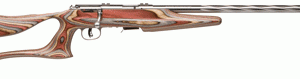 SAVAGE 93-BSEV 22WMR 21" HB - FLUTED ACU-TGR SS/BRN LAM EVO