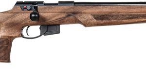ANSCHUTZ 1761 HB 22LR 20" - BLUED/WALNUT THUMBHOLE 2-STG