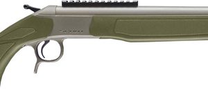 CVA SCOUT TD V3 360 BH 20" - STAINLESS/OD GREEN SYNTHETIC