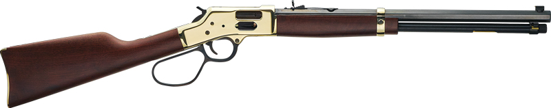 HENRY BIG BOY BRASS 44MAG/SPL - SIDE GATE 20" LARGE LOOP WLNT