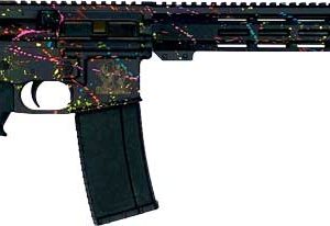 GLFA AR15 SPLATTER 223 WYLDE - 16" 1:8 NIT BBL BLACK