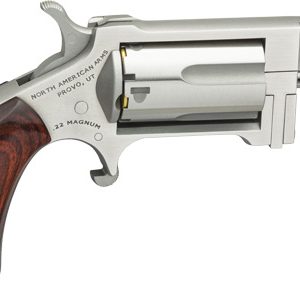 NAA SIDEWINDER 22WMR 1.5" - SWINGOUT CYLINDER S/S MAT WOOD