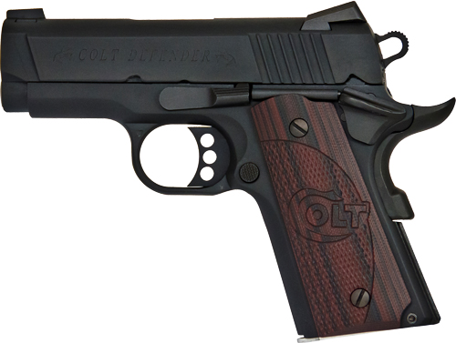 COLT DEFENDER 9MM 3" 7RD - ANODIZE BLUED G10 GRIPS