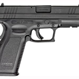 SPRINGFIELD XD SERVICE 9MM 4" - 10RD ESSENTIALS PACKAGE BLACK