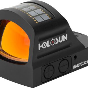 HOLOSUN 407 OPEN REFLEX RED 2- - MOA DOT SOLAR SHK AWK PISTOL