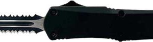 TEMPLAR KNIFE LARGE OTF BLACK - RUBBER 3.5" BLACK DAGGER SRRTD