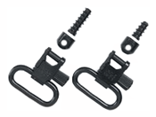 MICHAELS SWIVEL SET WITH TWO - WOOD SCREW STUDS BLACK
