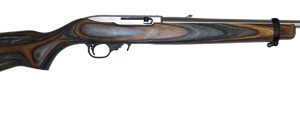 RUGER 10/22 CARB 22LR SS/BLK/BRN LAM