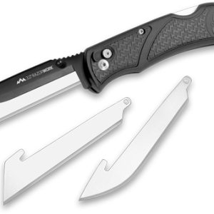OUTDOOR EDGE RAZOR-WORK 3-BLD - COMBO SET GRAY BLISTER PACK
