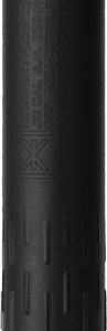 HUXWRX FLOW 22 TI SUPPRESSOR - FLOW-THROUGH 3D TITANIUM BLK