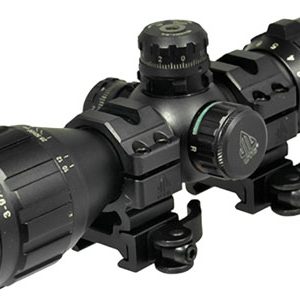 UTG BUGBUSTER 3-9X32 1" RGB - MIL-DOT W/QD RINGS BLACK