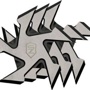 SZCO SIERRA ZULU 4" BUZZSAW - THROWING STAR SET 3PACK W/SHTH