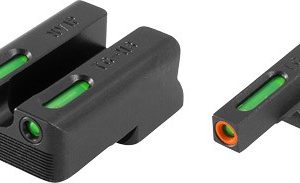 TRUGLO SIGHT SET 1911 260/450 - TFX PRO GREEN/ORANGE OUTLINE