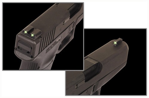 TRUGLO SIGHT SET FOR GLOCK - 9MM/.40SW TRITIUM FIXED