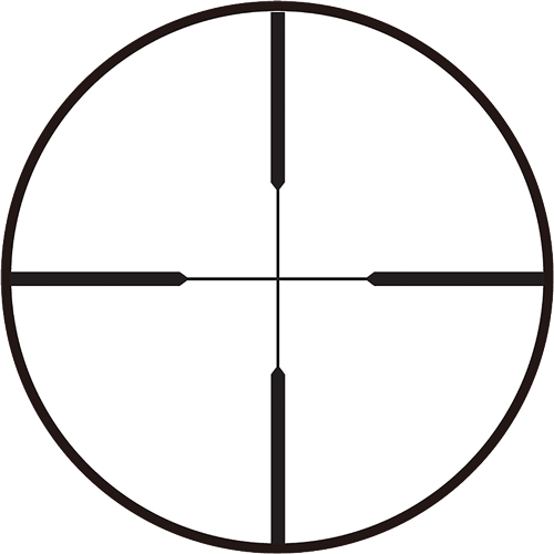 TRUGLO SCOPE BUCKLINE 4X32MM - DUPLEX BLACK W/WEAVER RINGS - Image 2