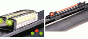 TRUGLO SIGHT SET GOBBLE-DOT - FOR ALL VENT RIBS RED/GREEN