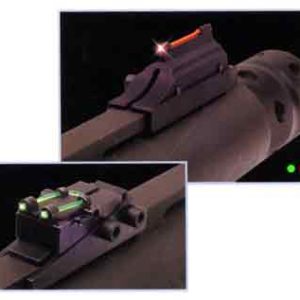 TRUGLO SIGHT SET GOBBLE-DOT - PRO SERIES 1/4" RIB RED/GREEN