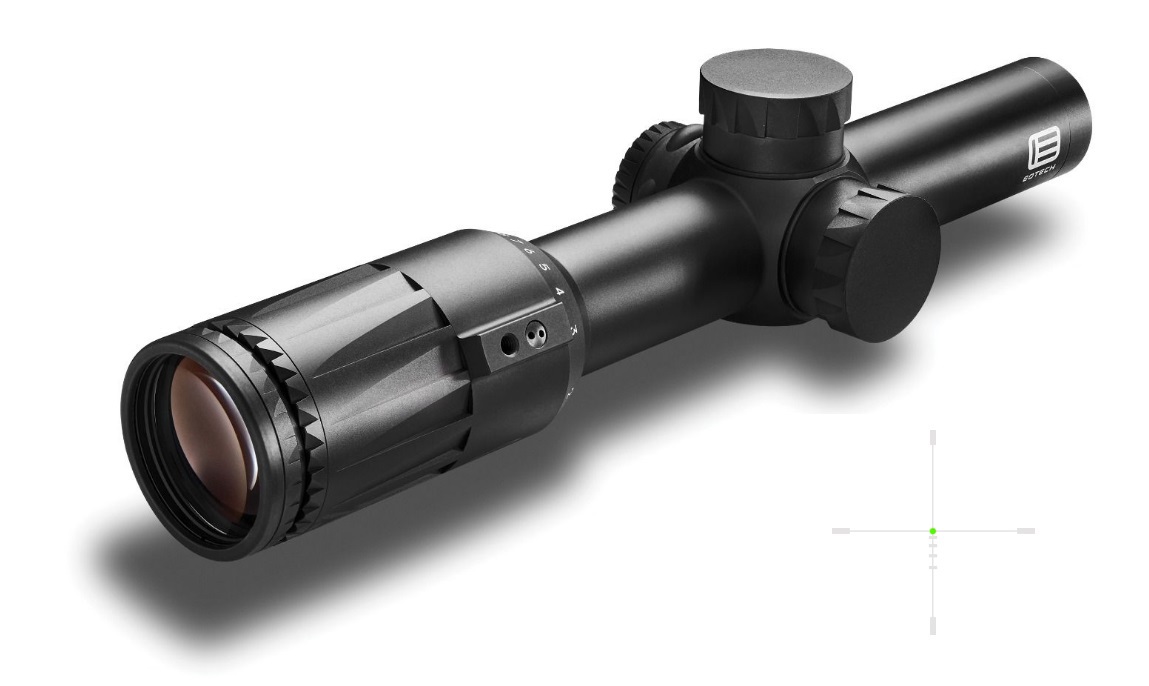 EO TECH VUDU PREC. 1-8X24MM HC3 GRN