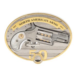 NORTH AMERICAN ARMS MINI 22LR REV 50TH ANIV BUCKLE