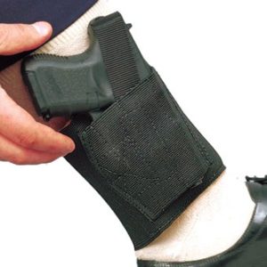 DESANTIS APACHE ANKLE HOLSTER - RH NYLON MOST SMALL AUTOS BLK