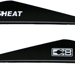 BOHNING HEAT VANE 2.5" - SOLID BLACK 36PK