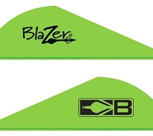 BOHNING BLAZER VANES - 2" SOLID NEON GREEN 36PK