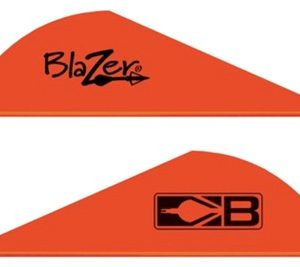 BOHNING BLAZER VANES - 2" SOLID NEON RED 36PK