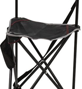BOG GROUND BLIND TRIPOD CHAIR - BLACK/GREY W/CARRY STRAP