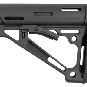 HOGUE AR-15 COLLAPSIBLE STOCK - BLACK RUBBER MIL-SPEC