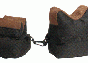 TOC BENCH BAG 2-PC SET - BLACK FABRIC/TAN LEATHER