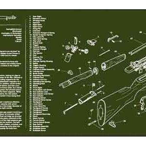 TEKMAT ARMORERS BENCH MAT - 12"X36" M1 GARAND OLIVE DRAB
