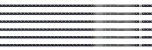 EASTON ARROW 4MM FMJ 400 - 6-PACK W/ 2" BLAZER VANES