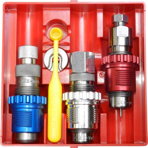 LEE CARBIDE 3-DIE SET & - BREECH LOCK BUSHINGS 9MM