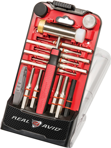 REAL AVID ACCU-PUNCH HAMMER - AND AR 15 PIN PUNCH SET