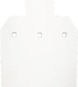 BASH TARGET AR500 SILHOUETTE - HALF SIZE 9"X15"-3/8" THICK