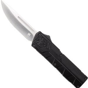 COBRATEC LIGHTWEIGHT OTF - BLACK 3.25" DROP POINT