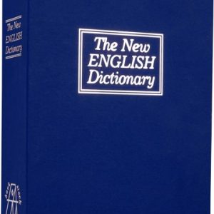 BULLDOG DIVERSION BOOK SAFE - BLUE 3 WHEEL COMBINATION LOCK