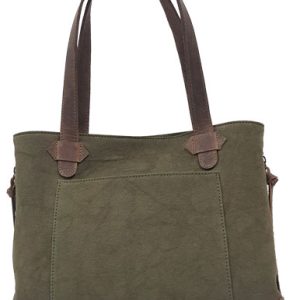 VERSACARRY CONCEAL CARRY PURSE - CANVAS OLIVE GREEN TOTE STYLE