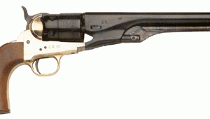 TRADITIONS BP REVOLVER 1860 - COLT ARMY 44 CAL 8" BRASS/WAL