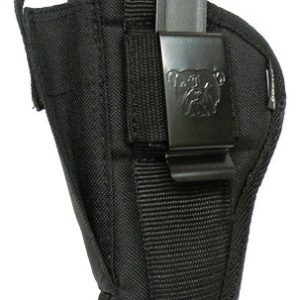 BULLDOG EXTREME SIDE HOLSTER - BLACK COMPACT AUTO 3-4" BBL