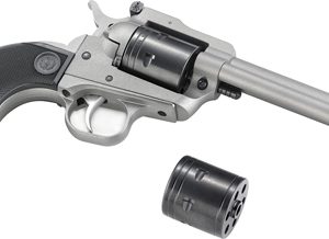 RUGER SUPER WRANGLER 5.5" FS - 22LR/22WMR SILVER CERAKOTE
