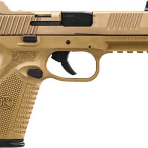FN 510 TACTICAL 10 MM NMS - 2-10 RD MAG NS FDE