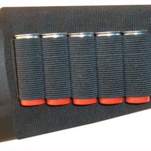 GROVTEC SHOTGUN SHELL HOLDER - BUTTSTOCK SLEEVE OPEN STYLE BK