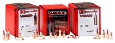 HORNADY BULLETS 6MM .243 - 87GR V-MAX 100CT 25BX/CS