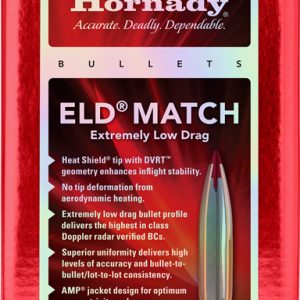 HORNADY BULLETS 6MM .243 - 109GR ELD-MATCH 500CT 6BX/CS