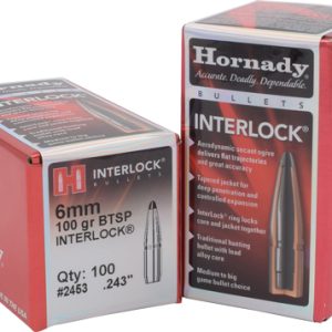 HORNADY BULLETS 6MM .243 - 100GR JSP-BT 100CT 25BX/CS
