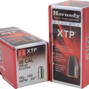 HORNADY BULLETS 38 CAL 357 - 158GR XTP-FP 100RD 25BX/CS