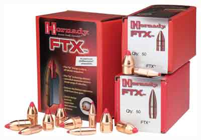 HORNADY BULLETS 50 CAL .500 - 300GR FTX 50CT 25BX/CS