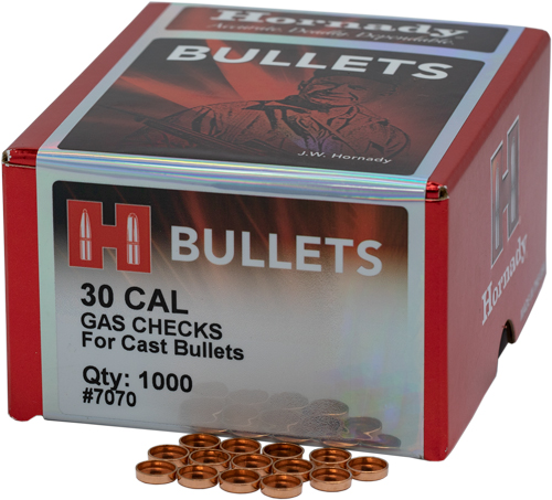 HORNADY GAS CHECKS .30 CALIBER - 1000CT 15BX/CS